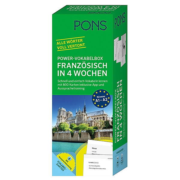 PONS Power-Vokabelbox Französisch in 4 Wochen