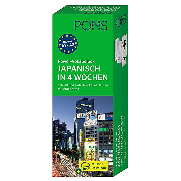 PONS Power-Vokabelbox Japanisch in 4 Wochen