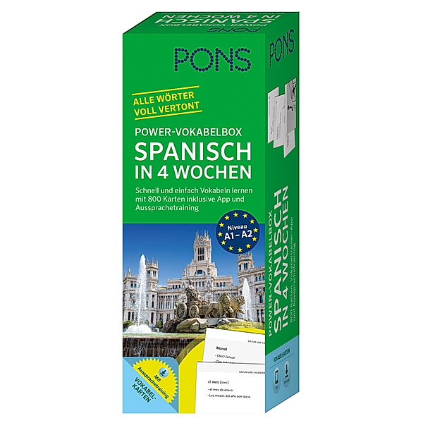 PONS Power-Vokabelbox / PONS Power-Vokabelbox Spanisch in 4 Wochen