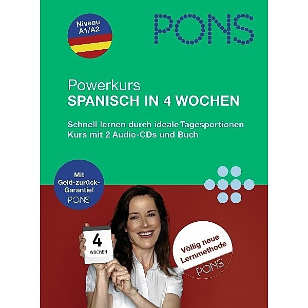 PONS Powerkurs Spanisch in 4 Wochen, 2 Audio-CDs m. Lehrbuch, SONIA ORTIZ