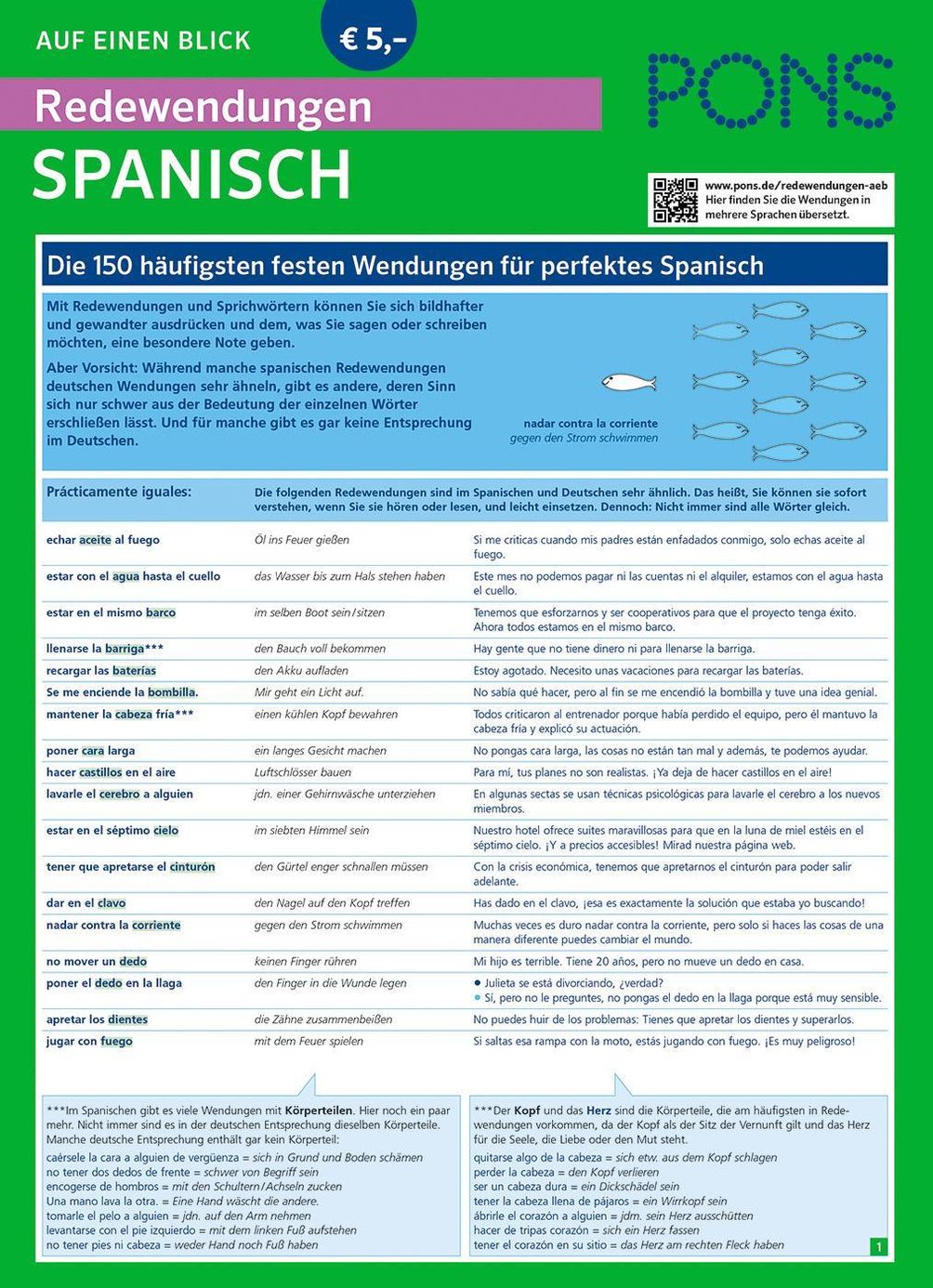 PONS Redewendungen Spanisch auf einen Blick Buch jetzt online bei  Weltbild.ch bestellen