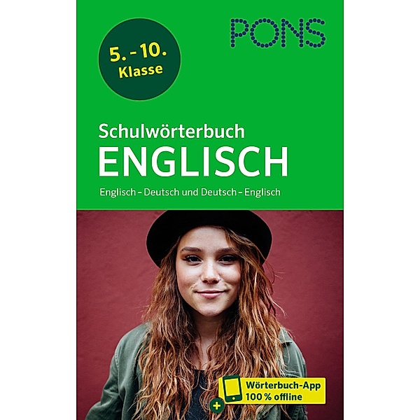 PONS Schulwörterbuch Englisch, m.  Buch, m.  Online-Zugang
