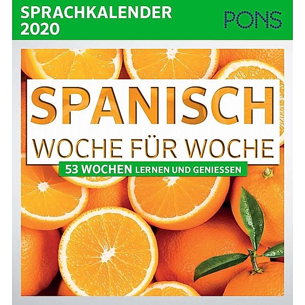 PONS Sprachkalender 2020 Spanisch Woche für Woche