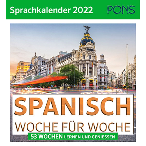 PONS Sprachkalender 2022 Spanisch