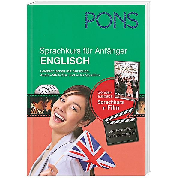 PONS Sprachkurs für Anfänger Englisch, m. 2 MP3-CDs u. DVD-Video