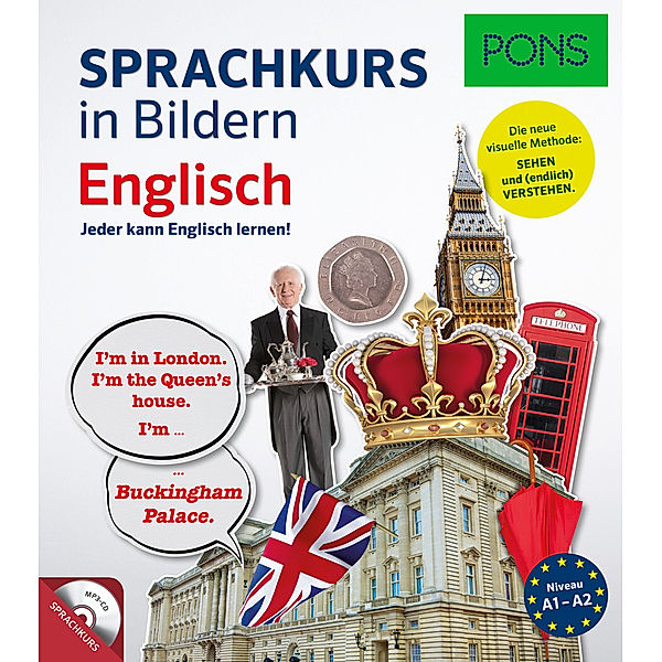 PONS Sprachkurs in Bildern Englisch, m. MP3-CD
