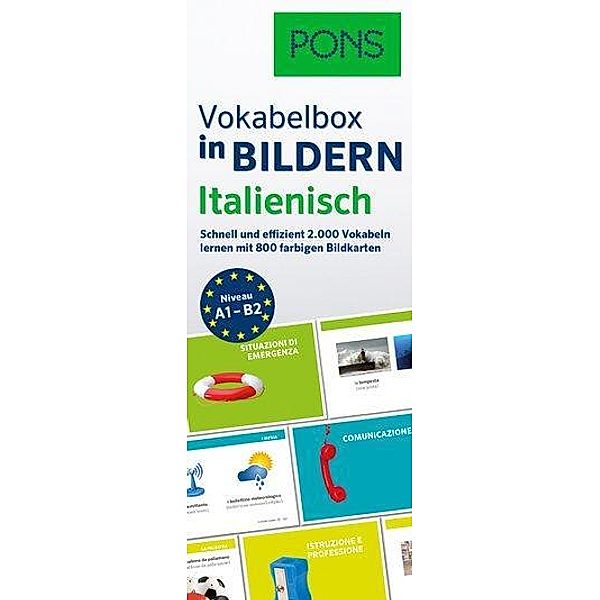 PONS Vokabelbox in Bildern Italienisch