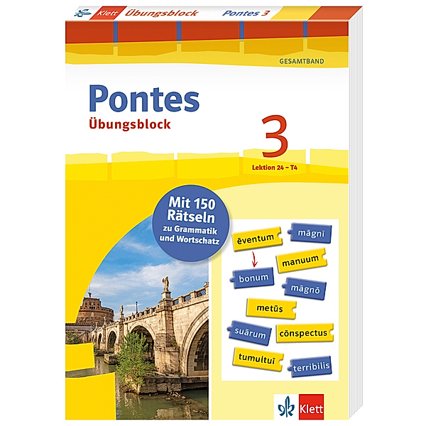 Pontes 3 Gesamtband (ab 2020) - Übungsblock zum Schulbuch, 3. Lernjahr