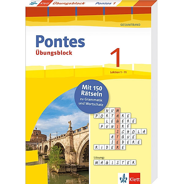 Pontes Übungsblock / Pontes 1 Gesamtband (ab 2020) - Übungsblock zum Schulbuch 1. Lernjahr