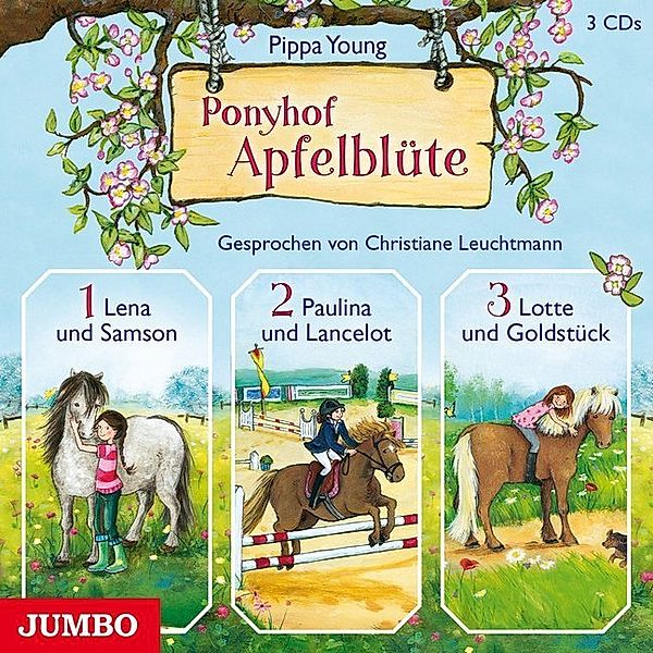 Ponyhof Apfelblüte,3 Audio-CDs, Pippa Young