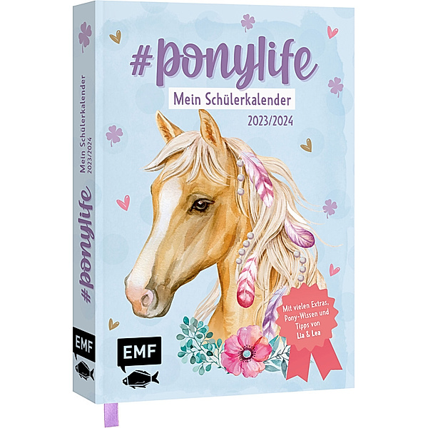 # ponylife - Mein Schülerkalender 2023/2024, Lea Schirdewahn, Lia Beckmann