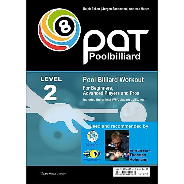 Pool Billiard Workout PAT Level 2, Ralph Eckert, Jorgen Sandmann, Andreas Huber