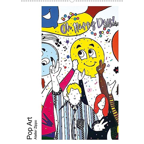 Pop Art - Atelier Zippo (Wandkalender 2023 DIN A2 hoch), Katja M. Zippo