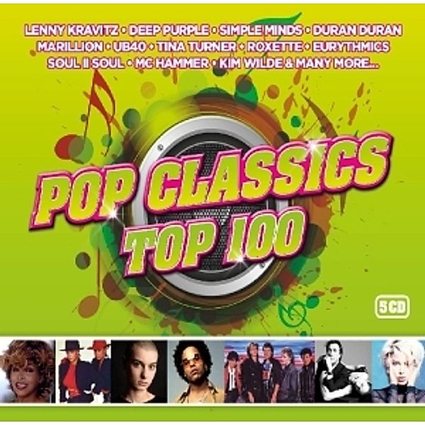 Pop Classics Top 100 2012, Diverse Interpreten