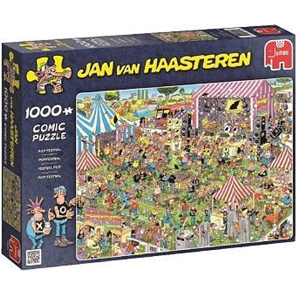 Pop-Festival (Puzzle), Jan Van Haasteren