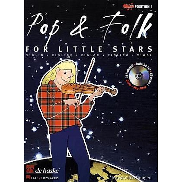 Pop & Folk for Little Stars, für Violine, m. Audio-CD, Jos van den Dungen