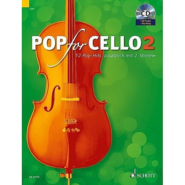 Pop For Cello, für 1-2 Violoncelli, m. Audio-CD