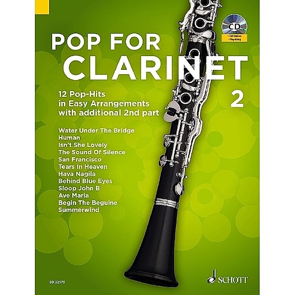 Pop For Clarinet 2.Vol.2