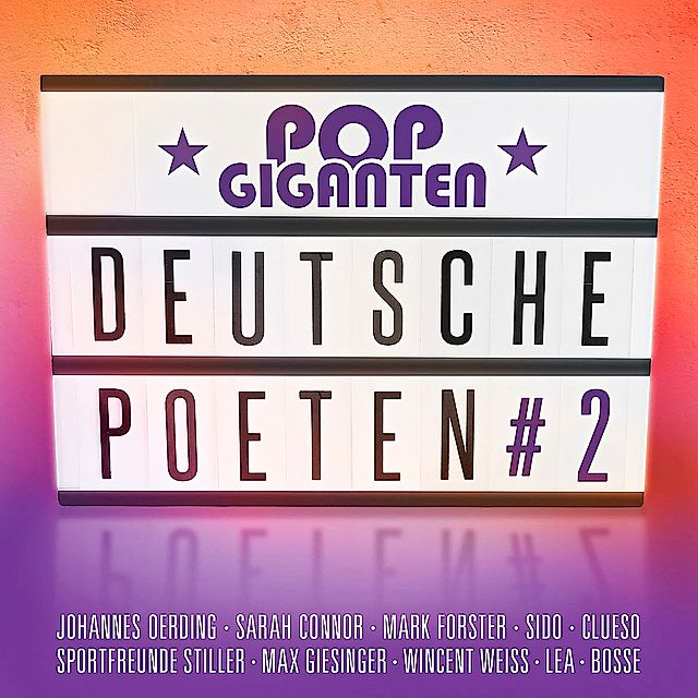 Pop Giganten - Deutsche Poeten Vol. 2 von Diverse Interpreten | Weltbild.de