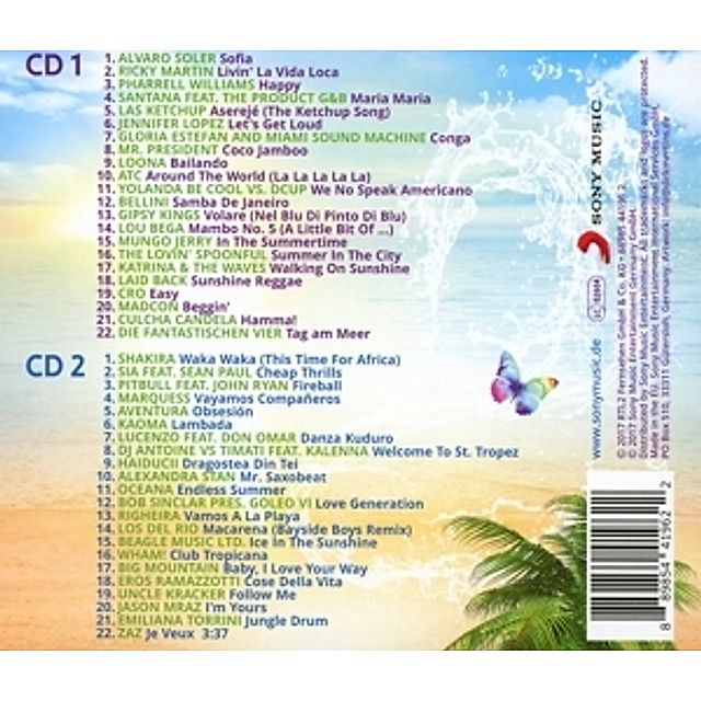 Pop Giganten Sommer-Hits 2 CDs von Diverse Interpreten | Weltbild.de