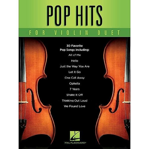 Pop Hits For Violin Duet