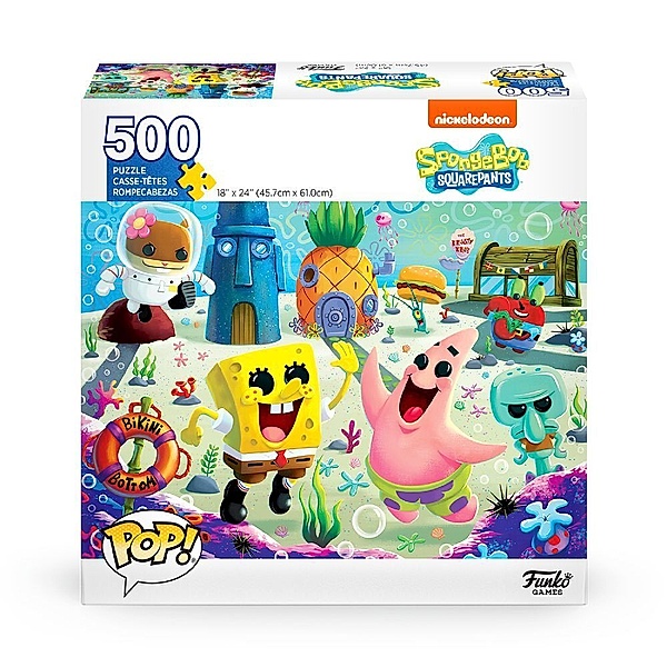 Huch, Hutter Trade, Funko Pop! Puzzle - Spongebob, Funko Games