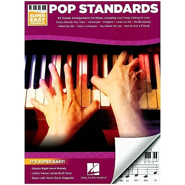Pop Standards Super Easy Songbook, Piano