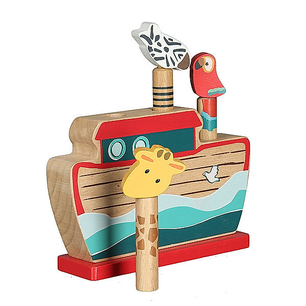 Egmont Toys Pop-up-Spiel ARCHE NOAH 4-teilig aus Holz