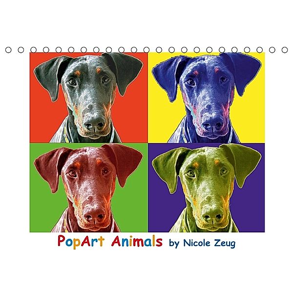 PopArt Animals (Tischkalender 2018 DIN A5 quer), Nicole Zeug