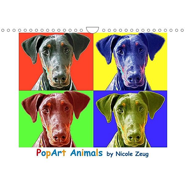 PopArt Animals (Wandkalender 2023 DIN A4 quer), Nicole Zeug