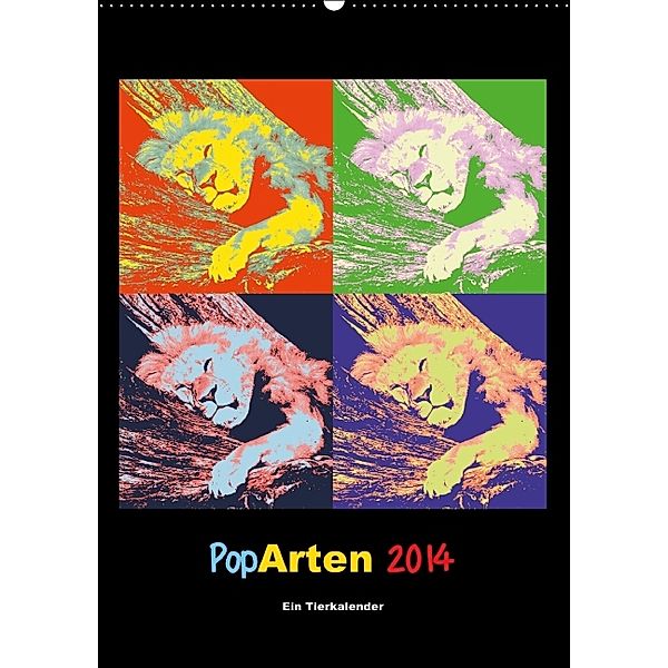 PopArten 2014   Ein Tierkalender (Wandkalender 2014 DIN A2 hoch), Mirko Weigt