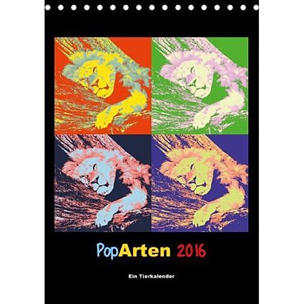 PopArten 2016 - Ein Tierkalender (Tischkalender 2016 DIN A5 hoch), Mirko Weigt
