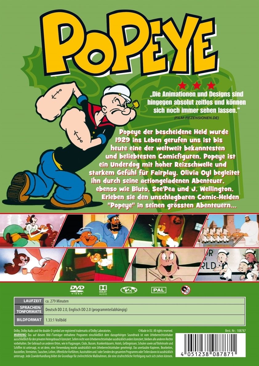 Popeye der Spinatkönig DVD jetzt bei Weltbild.at online bestellen