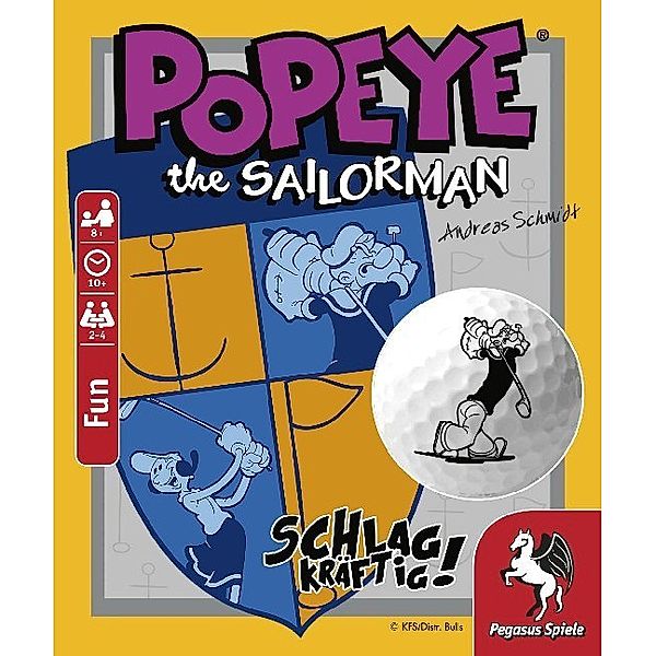 Pegasus Spiele Popeye - Schlagkräftig! - Bierdeckelspiel (Spiel)