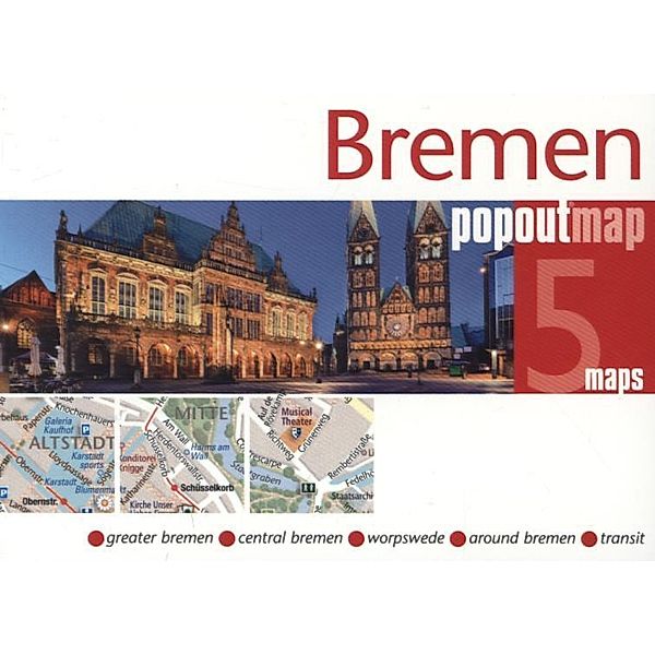 PopOut Maps / Bremen PopOut Map, 5 maps