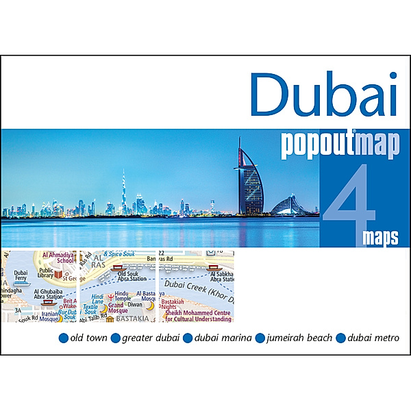 PopOut Maps / Dubai PopOut Map