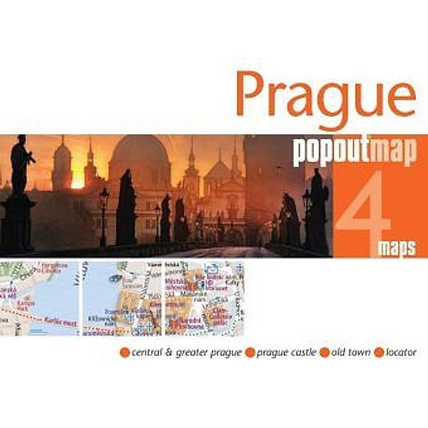 PopOut Maps / Prague PopOut Map, 4 maps