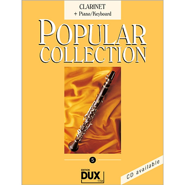 Popular Collection, Clarinet + Piano/Keyboard.Vol.5, Arturo Himmer