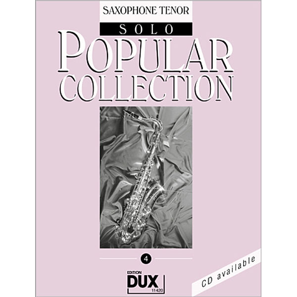 Popular Collection, Saxophone Tenor Solo.Vol.4, Arturo Himmer