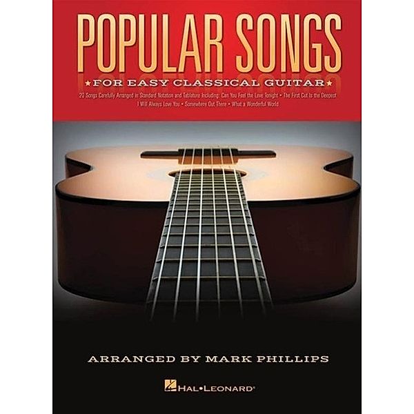 Popular Songs for Easy Classical Guitar, Mark Phillips