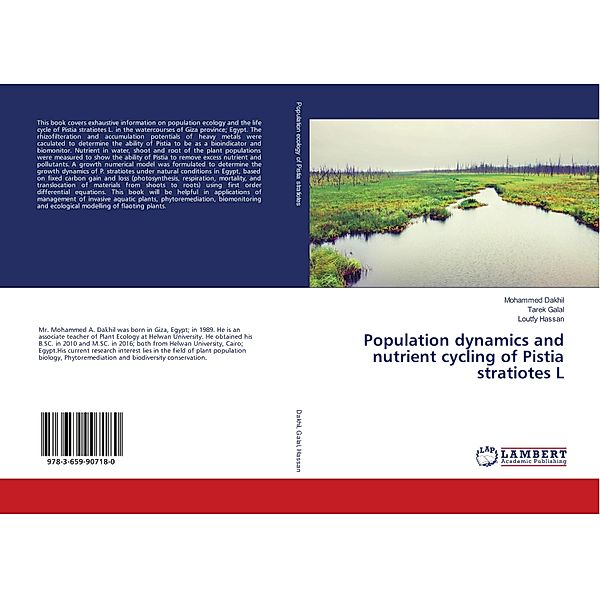 Population dynamics and nutrient cycling of Pistia stratiotes L, Mohammed Dakhil, Tarek Mohammed Galal, Loutfy Hassan