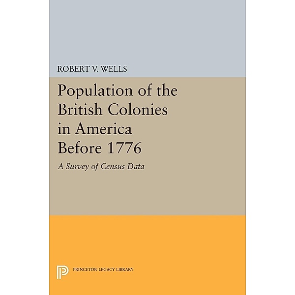 Population of the British Colonies in America Before 1776 / Princeton Legacy Library Bd.1678, Robert V. Wells