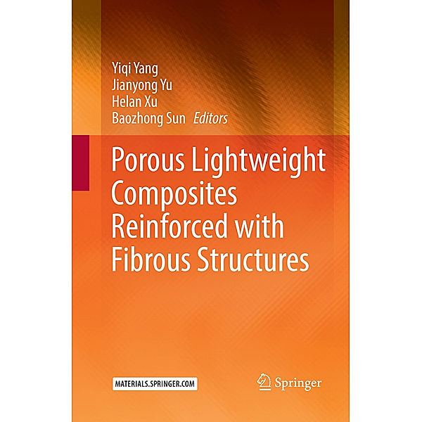 Porous lightweight composites reinforced with fibrous structures