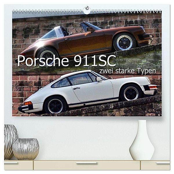 Porsche 911SC - zwei starke Typen (hochwertiger Premium Wandkalender 2024 DIN A2 quer), Kunstdruck in Hochglanz, Ingo Laue