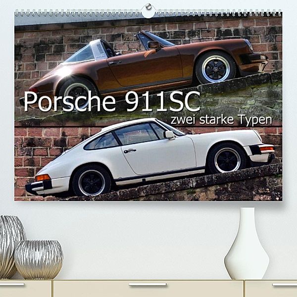 Porsche 911SC - zwei starke Typen (Premium, hochwertiger DIN A2 Wandkalender 2023, Kunstdruck in Hochglanz), Ingo Laue