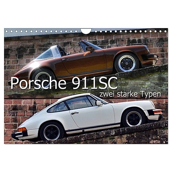 Porsche 911SC - zwei starke Typen (Wandkalender 2024 DIN A4 quer), CALVENDO Monatskalender, Ingo Laue