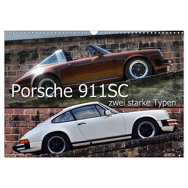 Porsche 911SC - zwei starke Typen (Wandkalender 2024 DIN A3 quer), CALVENDO Monatskalender, Ingo Laue