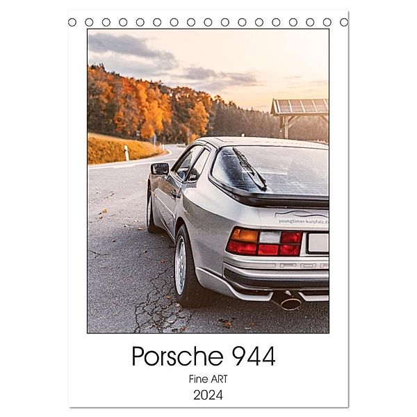 Porsche 944 - Fine Art (Tischkalender 2024 DIN A5 hoch), CALVENDO Monatskalender, Björn Reiss
