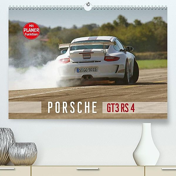 Porsche GT3RS 4,0 (Premium, hochwertiger DIN A2 Wandkalender 2023, Kunstdruck in Hochglanz), Stefan Bau