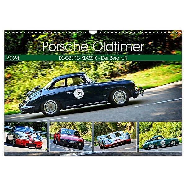 Porsche Oldtimer - EGGBERG KLASSIK - Der Berg ruft (Wandkalender 2024 DIN A3 quer), CALVENDO Monatskalender, Ingo Laue